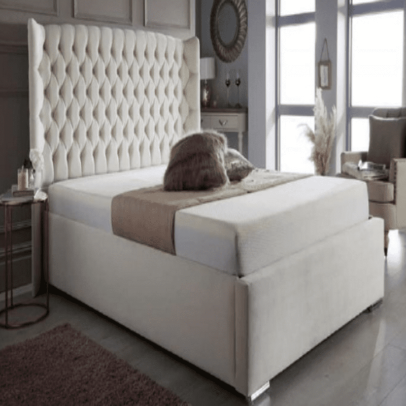 The Admiral Wingback Bed Frame From Bespoke