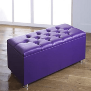 Violet Ottoman Toy Storage Blanket Box