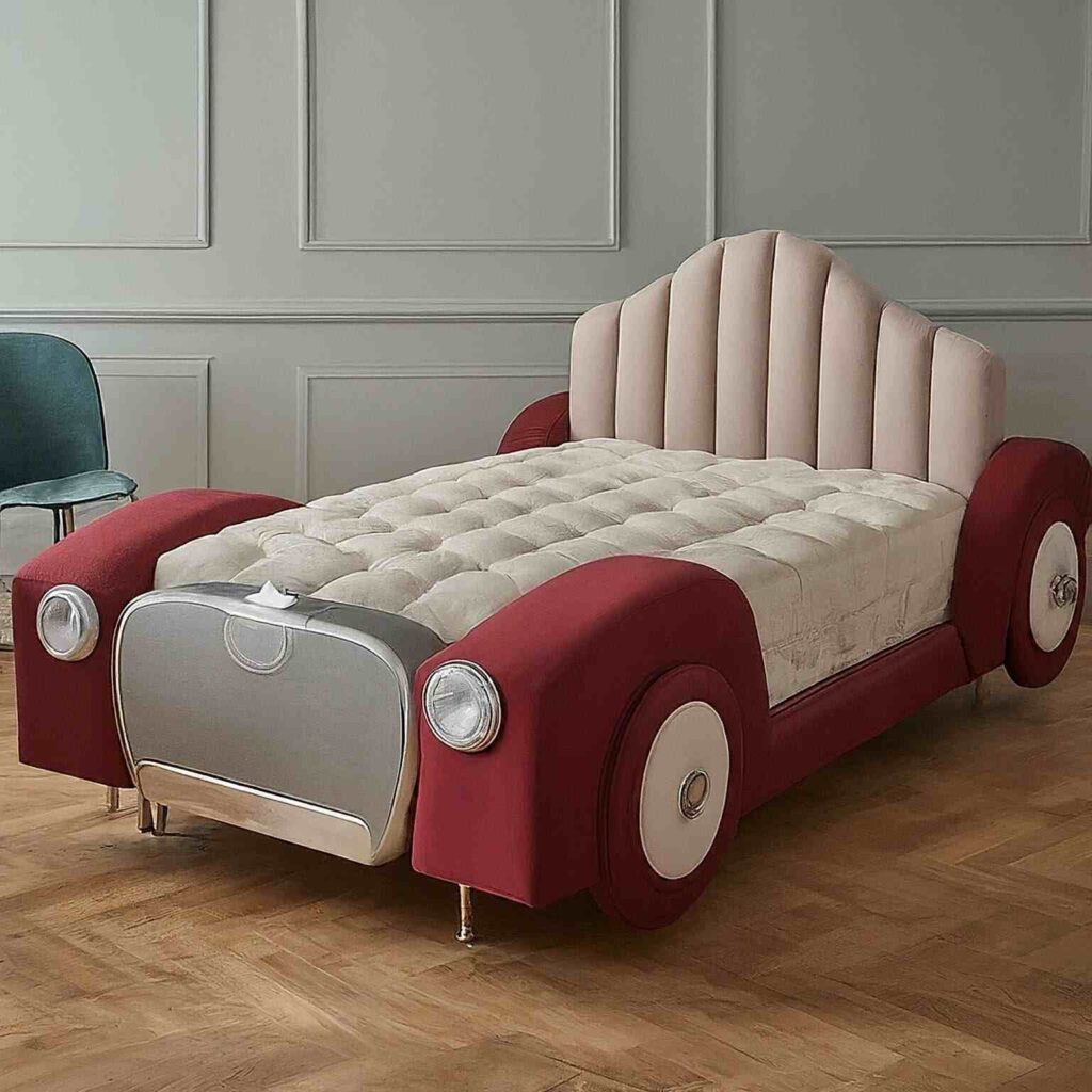 kids car theme bed