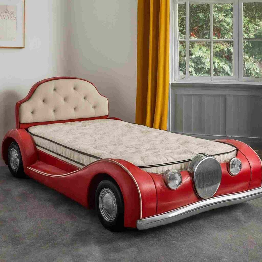 car theme bed for kids