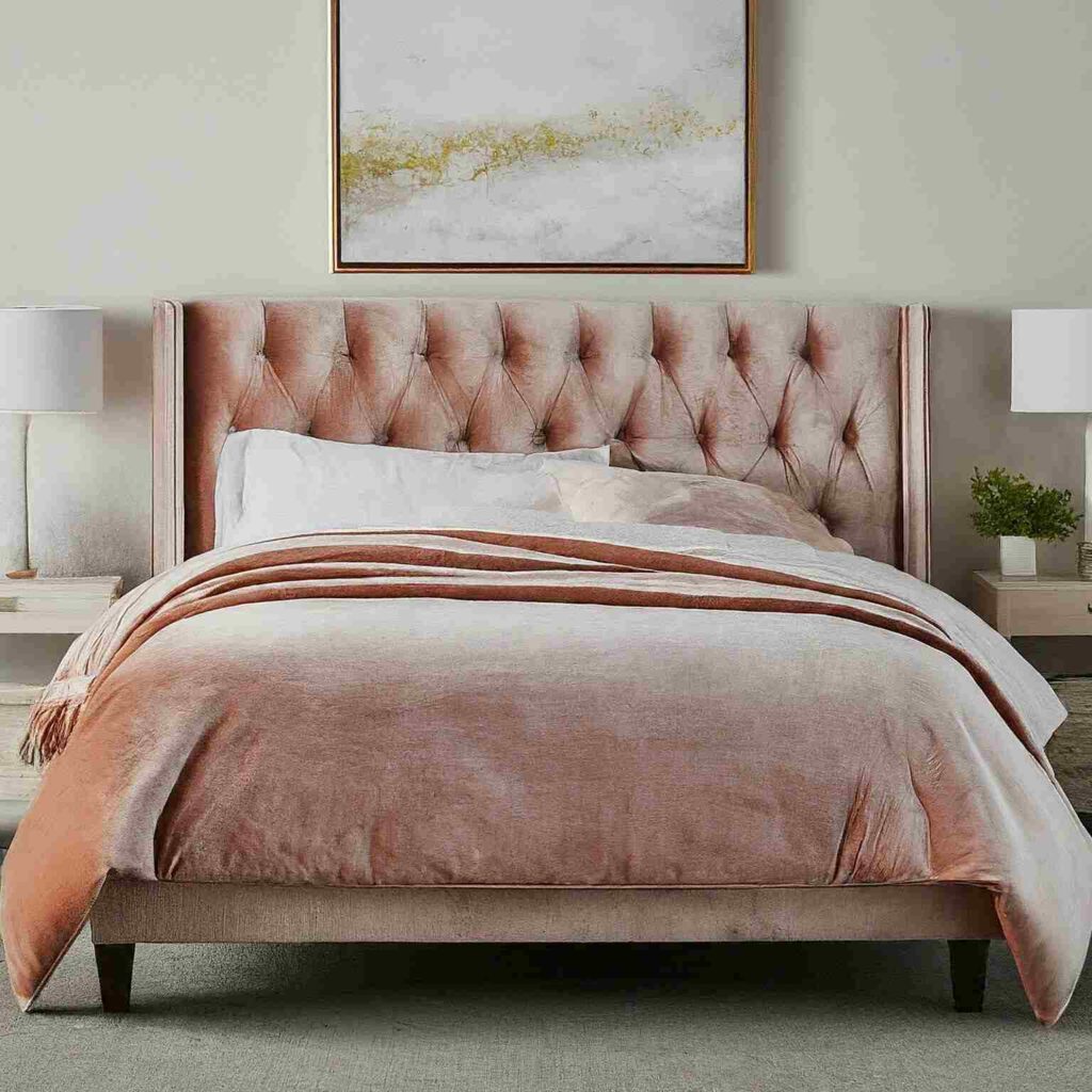 Crush Velvet Bed