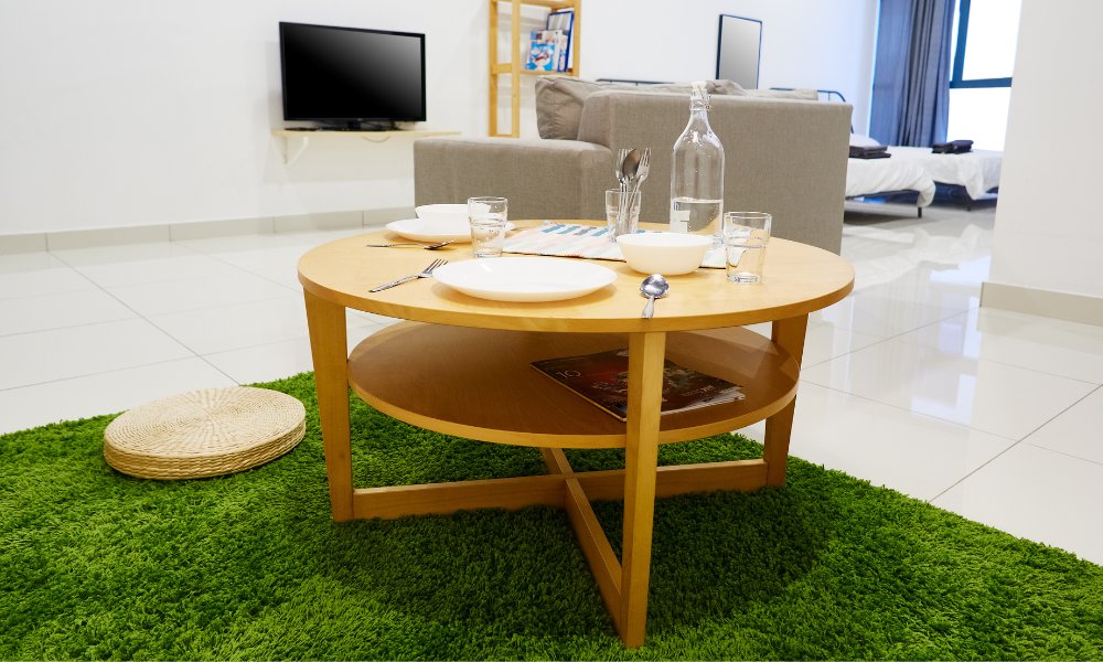 Round Oak Coffee Tables