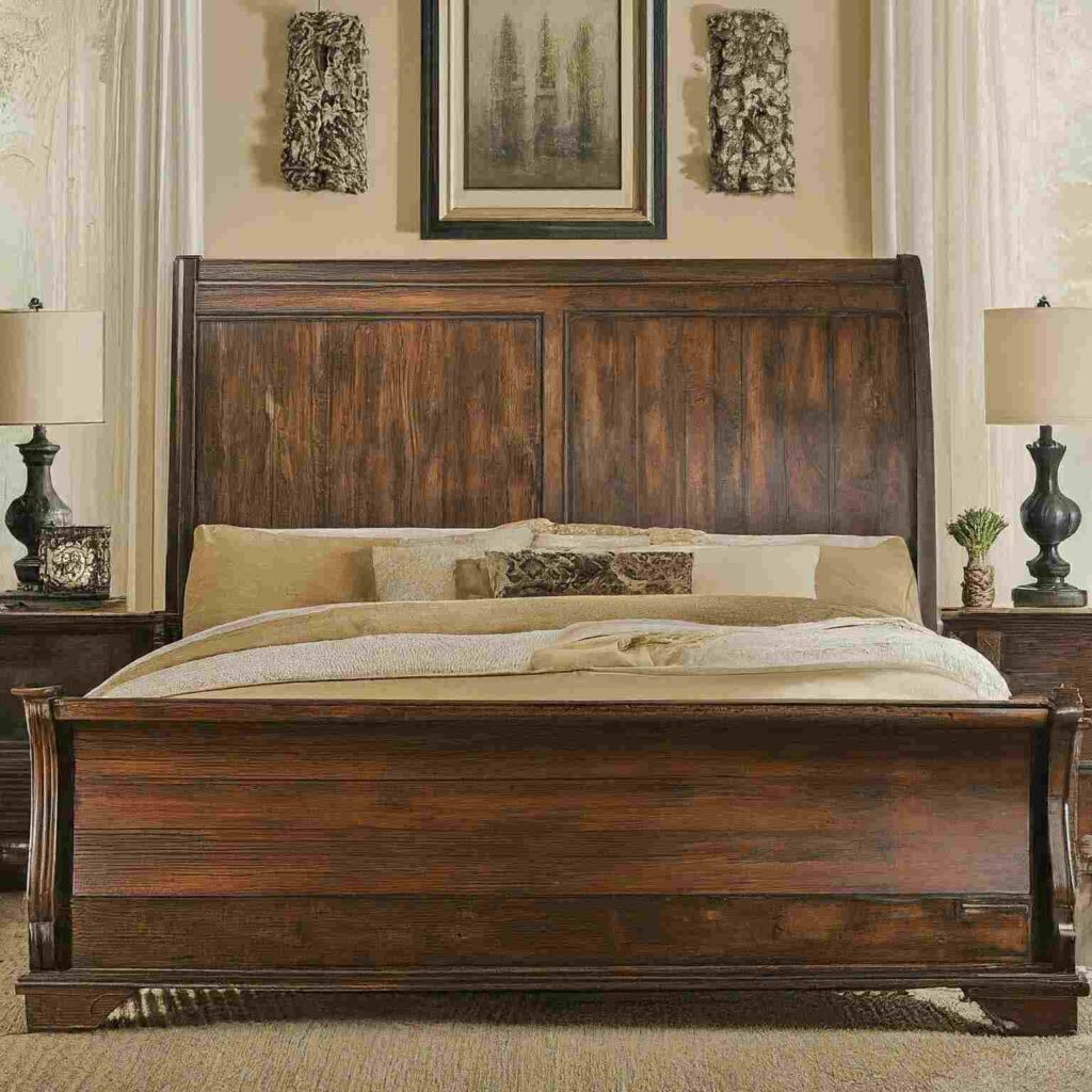 Sleigh Bed King Size