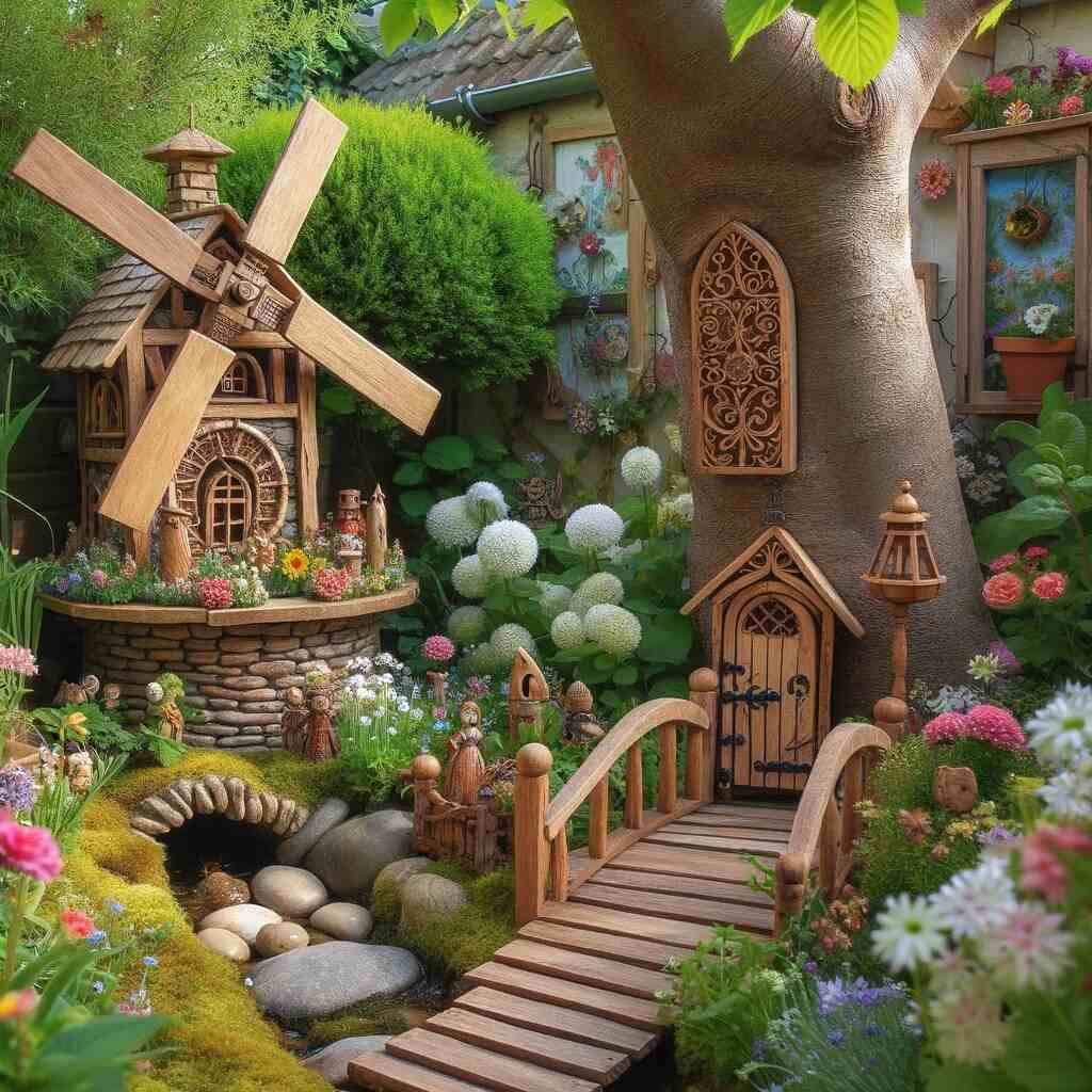 Wooden Garden Ornaments