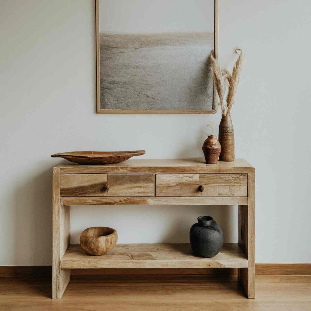 Mango Wood Console Table