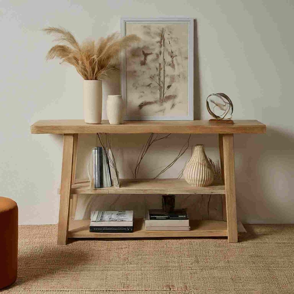 Mango Wood Console Table