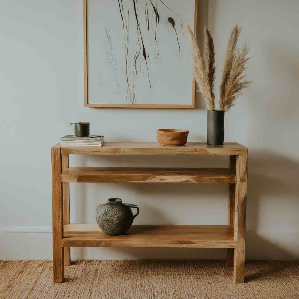 Mango Wood Console Table