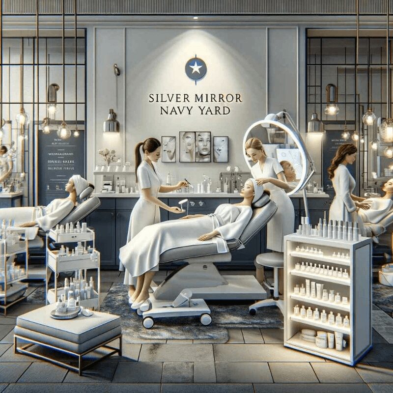 At Silver Mirror Navy Yard, estheticians offer expert solutions for various skincare problems.