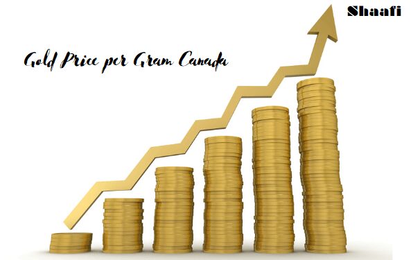 The Gold Price Per Gram Canada, tells you about the potential price or trends for gold coins.