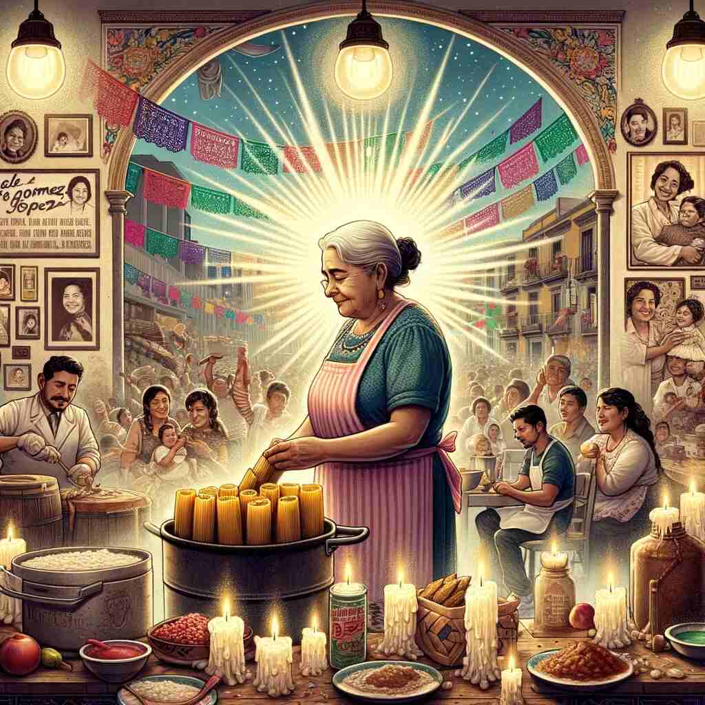 Anabel Gomez Lopez, the legendary tamale maker of Mexico City, began her journey as a little girl in her parents' home.