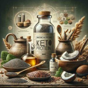 Ancient Nutrition keto protein incorporates a variety of superfood ingredients to enhance the power of a keto diet.