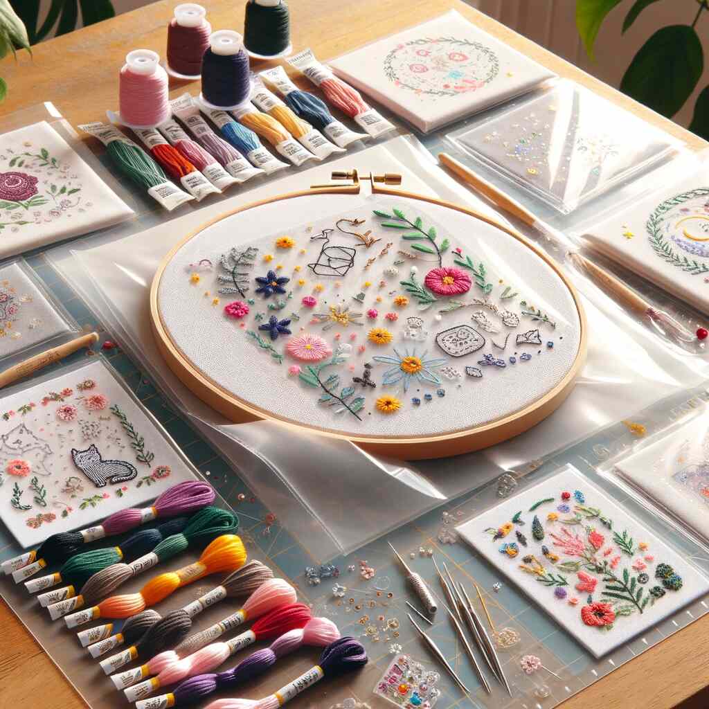 Beginner embroidery kits are designed to provide everything a novice needs to get started.