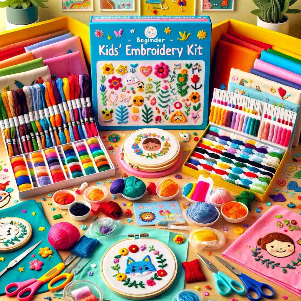 These kits come with everything children need to get started, including fabric, needles, thread, and patterns.