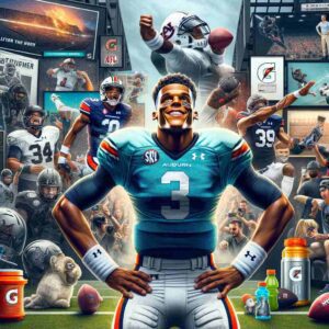 Cam Newton's lucrative endorsement deals have significantly contributed to his impressive net worth off the field.