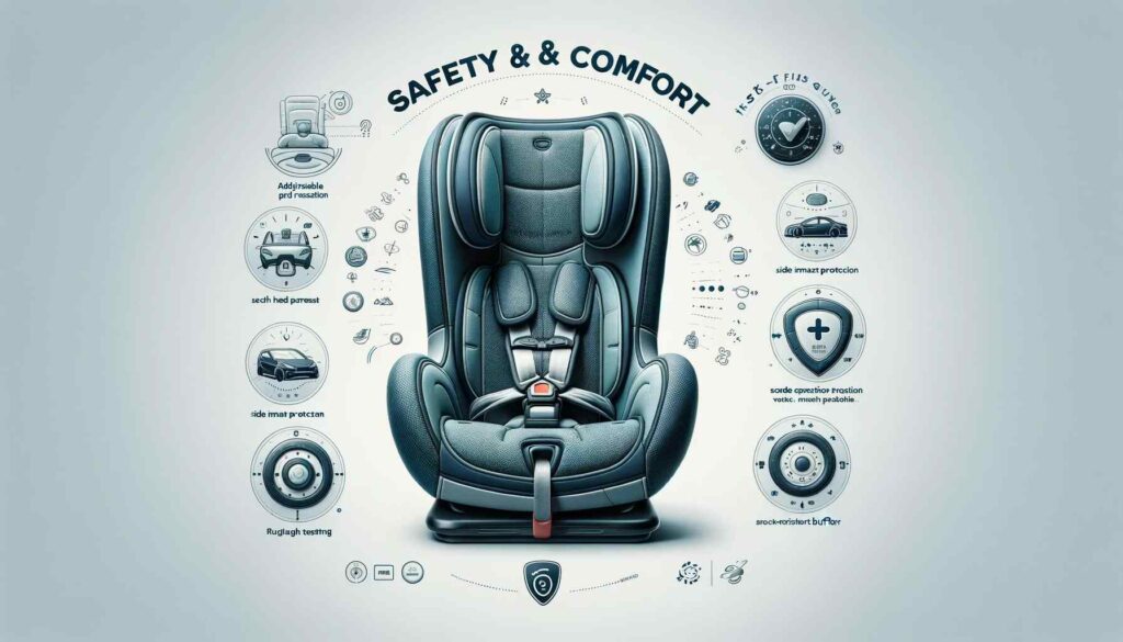 The Daiichi Car Seat First7 Plus Gray Fix stands out for its emphasis on safety and comfort.