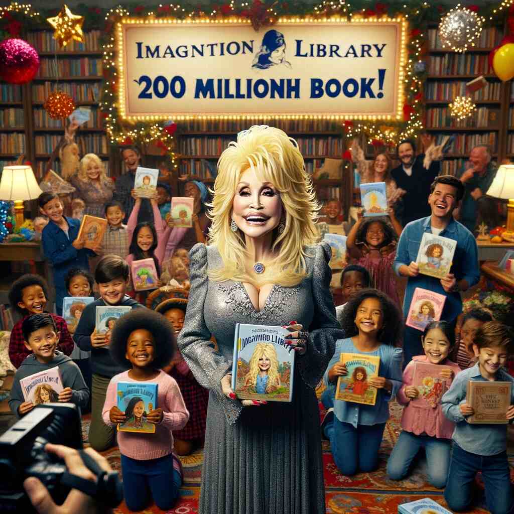 Dolly Parton's Imagination Library reaching the milestone of distributing its 200 millionth book has garnered significant media coverage.