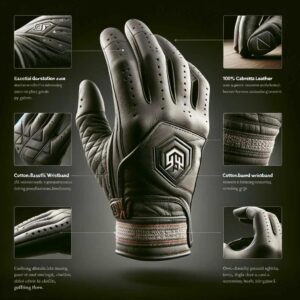 The Callaway Men's Golf Glove is crafted with high-quality materials, ensuring durability and long-lasting performance.