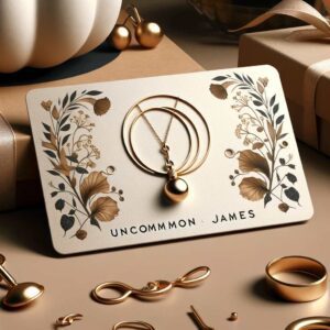 Looking for the perfect gift for jewelry lovers? Get an Uncommon James gift card and surprise them with stylish and unique pieces.
