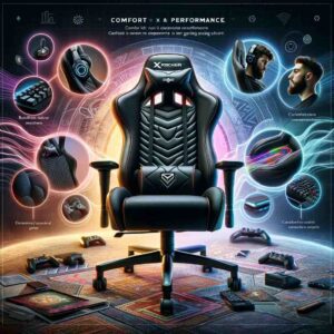 The XRocker gaming chair offers an unparalleled gaming experience with its ergonomic design.