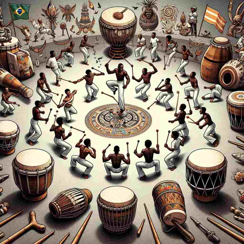 Paus pretos hold significant cultural importance in the Afro-Brazilian martial art of capoeira.