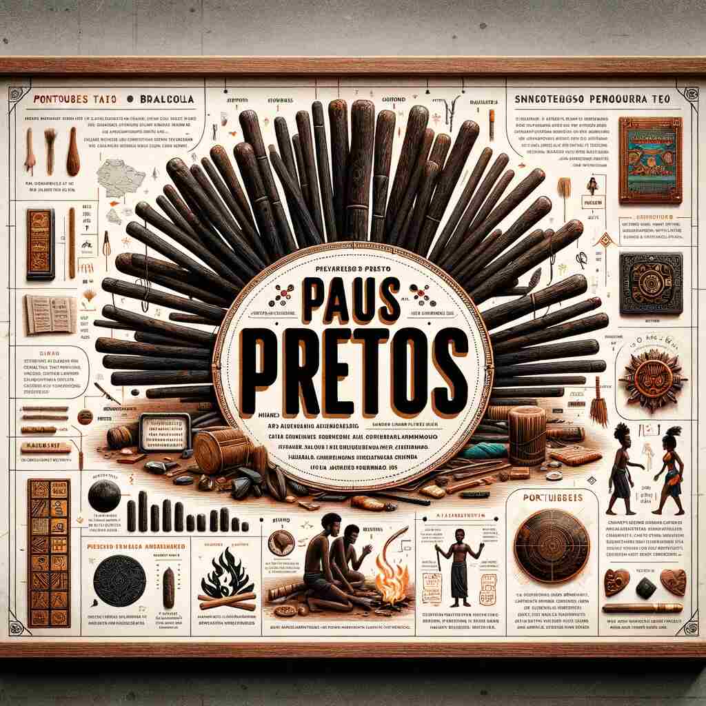 "Paus Pretos" has its roots dating back to the 16th century, with the term "preto" derived from Portuguese, meaning black according to Wiktionary.