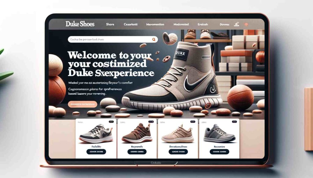 Duke Shoes website enhances user experience through cookies for personalization. By using cookies, the site tailors content to suit each visitor's preferences and interests.