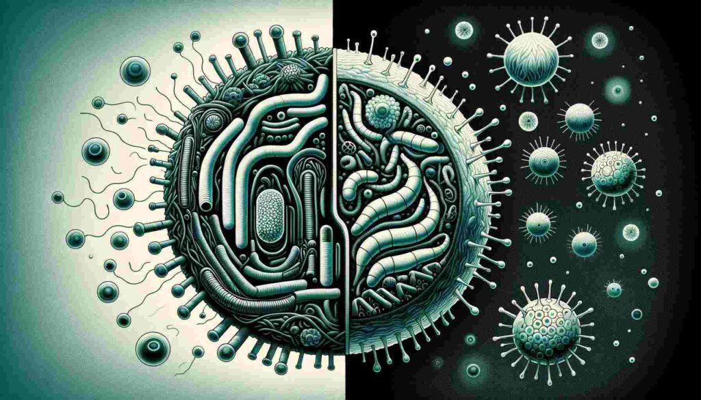 How Are Viruses Different From Bacteria Apex, Viruses and bacteria exhibit key differences in their living status.