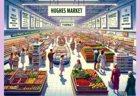 Hughes Market, an old writing in the 1980s, has significantly evolved over the years. The market has expanded its presence by opening new stores in the area, catering to a broader customer base.