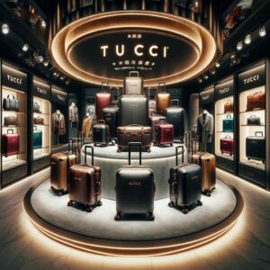 The Tucci wheeled luggage collection is renowned for being one of the company's best-selling products.