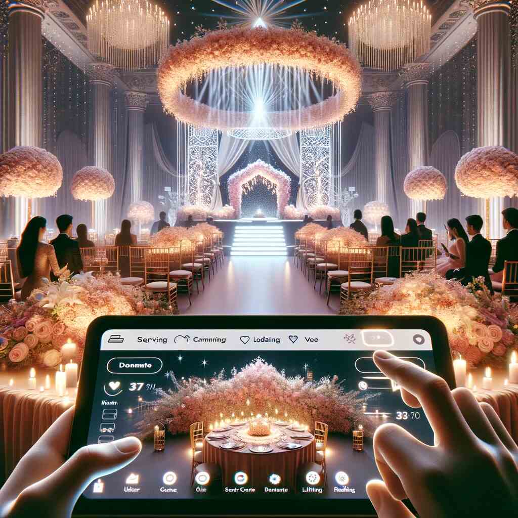 It provides a wide range of services for weddings and events, with a focus on stage design and setup. This allows users to create visually stunning setups that elevate the ambiance of their special occasions.